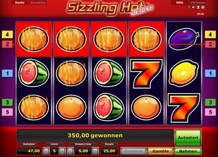 sizzling hot gratis spielen